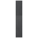 NNEVL Book Cabinet/Room Divider Grey 40x30x167.5 cm Solid Pinewood