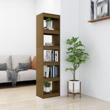 NNEVL Book Cabinet/Room Divider Honey Brown 40x30x167.5 cm Solid Pinewood