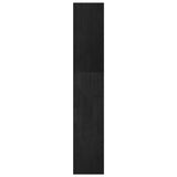 NNEVL Book Cabinet/Room Divider Black 40x30x167.5 cm Solid Pinewood