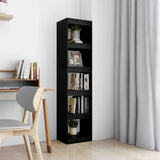NNEVL Book Cabinet/Room Divider Black 40x30x167.5 cm Solid Pinewood