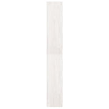 NNEVL Book Cabinet/Room Divider White 40x30x199 cm Solid Pinewood