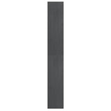 NNEVL Book Cabinet/Room Divider Grey 40x30x199 cm Solid Pinewood