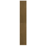 NNEVL Book Cabinet/Room Divider Honey Brown Solid Pinewood