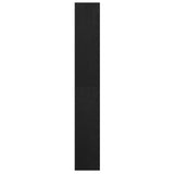 NNEVL Book Cabinet/Room Divider Black 40x30x199 cm Solid Pinewood