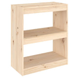 NNEVL Book Cabinet/Room Divider 60x30x71.5 cm Solid Wood Pine