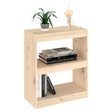 NNEVL Book Cabinet/Room Divider 60x30x71.5 cm Solid Wood Pine