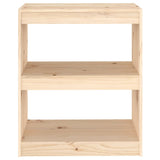 NNEVL Book Cabinet/Room Divider 60x30x71.5 cm Solid Wood Pine