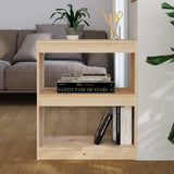 NNEVL Book Cabinet/Room Divider 60x30x71.5 cm Solid Wood Pine