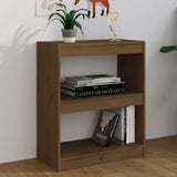 NNEVL Book Cabinet/Room Divider Honey Brown 60x30x71.5 cm Wood Pine