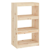 NNEVL Book Cabinet/Room Divider 60x30x103.5 cm Solid Wood Pine