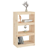 NNEVL Book Cabinet/Room Divider 60x30x103.5 cm Solid Wood Pine