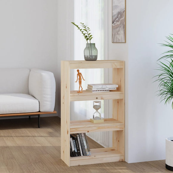 NNEVL Book Cabinet/Room Divider 60x30x103.5 cm Solid Wood Pine