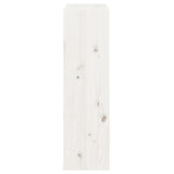 NNEVL Book Cabinet/Room Divider White 60x30x103.5 cm Solid Wood Pine