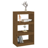 NNEVL Book Cabinet/Room Divider Honey Brown 60x30x103.5 cm Wood Pine