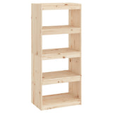 NNEVL Book Cabinet/Room Divider 60x30x135.5 cm Solid Wood Pine