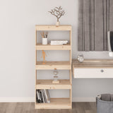 NNEVL Book Cabinet/Room Divider 60x30x135.5 cm Solid Wood Pine