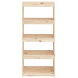 NNEVL Book Cabinet/Room Divider 60x30x135.5 cm Solid Wood Pine