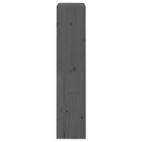 NNEVL Book Cabinet/Room Divider Grey 60x30x135.5 cm Solid Wood Pine