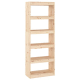 NNEVL Book Cabinet/Room Divider 60x30x167.5 cm Solid Wood Pine