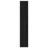 NNEVL Book Cabinet/Room Divider Black 60x30x167.5 cm Solid Wood Pine