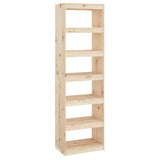 NNEVL Book Cabinet/Room Divider 60x30x199.5 cm Solid Wood Pine