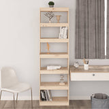 NNEVL Book Cabinet/Room Divider 60x30x199.5 cm Solid Wood Pine