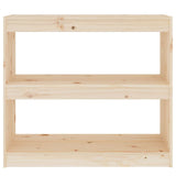 NNEVL Book Cabinet/Room Divider 80x30x71.5 cm Solid Wood Pine