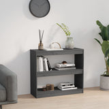 NNEVL Book Cabinet/Room Divider Grey 80x30x71.5 cm Solid Wood Pine