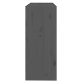 NNEVL Book Cabinet/Room Divider Grey 80x30x71.5 cm Solid Wood Pine
