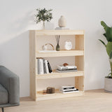 NNEVL Book Cabinet/Room Divider 80x30x103.5 cm Solid Wood Pine