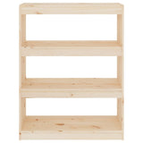 NNEVL Book Cabinet/Room Divider 80x30x103.5 cm Solid Wood Pine