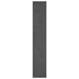 NNEVL Book Cabinet/Room Divider Grey 80x30x167.4 cm Solid Wood Pine