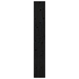 NNEVL Book Cabinet/Room Divider Black 80x30x199.5 cm Solid Wood Pine