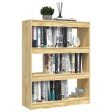 NNEVL Book Cabinet/Room Divider 100x30x103 cm Solid Pinewood