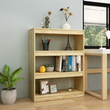 NNEVL Book Cabinet/Room Divider 100x30x103 cm Solid Pinewood