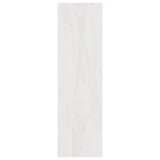 NNEVL Book Cabinet/Room Divider White 100x30x103 cm Solid Pinewood