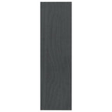 NNEVL Book Cabinet/Room Divider Grey 100x30x103 cm Solid Pinewood