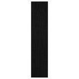 NNEVL Book Cabinet/Room Divider Black 100x30x135.5 cm Solid Pinewood