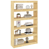 NNEVL Book Cabinet/Room Divider 100x30x167.5 cm Solid Pinewood