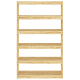 NNEVL Book Cabinet/Room Divider 100x30x167.5 cm Solid Pinewood