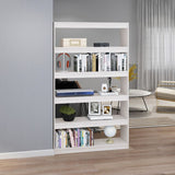 NNEVL Book Cabinet/Room Divider White 100x30x167.5 cm Solid Pinewood