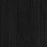 NNEVL Book Cabinet/Room Divider Black 100x30x167.5 cm Solid Pinewood
