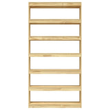 NNEVL Book Cabinet/Room Divider 100x30x200 cm Solid Pinewood