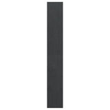 NNEVL Book Cabinet/Room Divider Grey 100x30x200 cm Solid Pinewood