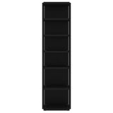 NNEVL Shoe Cabinets 2 pcs Black 25x27x102 cm