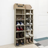 NNEVL Shoe Cabinets 2 pcs Sonoma Oak 25x27x102 cm