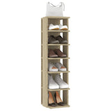 NNEVL Shoe Cabinets 2 pcs Sonoma Oak 25x27x102 cm