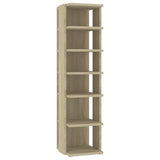 NNEVL Shoe Cabinets 2 pcs Sonoma Oak 25x27x102 cm
