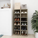 NNEVL Shoe Cabinets 2 pcs Sonoma Oak 25x27x102 cm