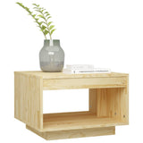 NNEVL Coffee Table 50x50x33.5 cm Solid Pinewood